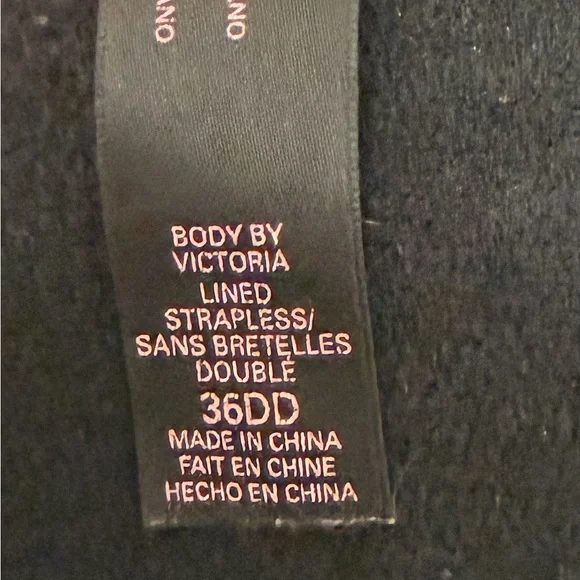 Victoria's Secret Black Strapless Bra - Picture 2 of 4